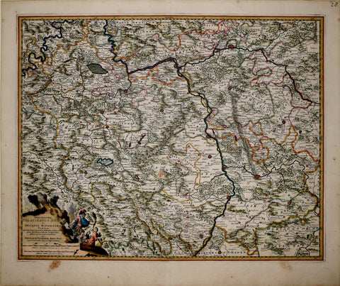 Nicolas Visscher (1618-1679), Exactissima Palatinatus Rheni ac. Ducatus Bipontini Tabula…