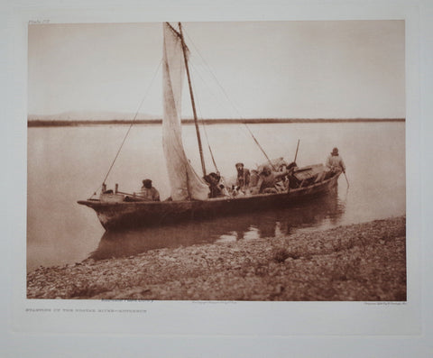 Edward S. Curtis (1868-1953), Starting up the Noatak River–Kotzebue Pl 712