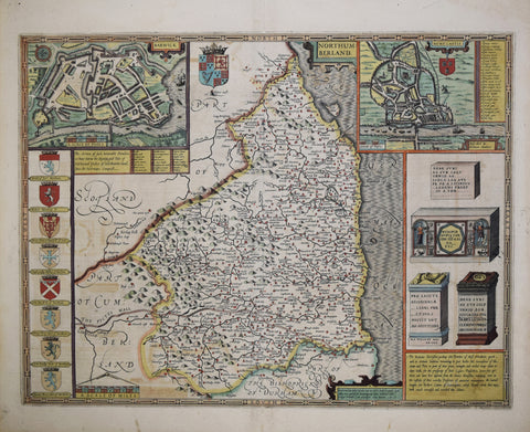 John Speed (1552-1629), Northumberland