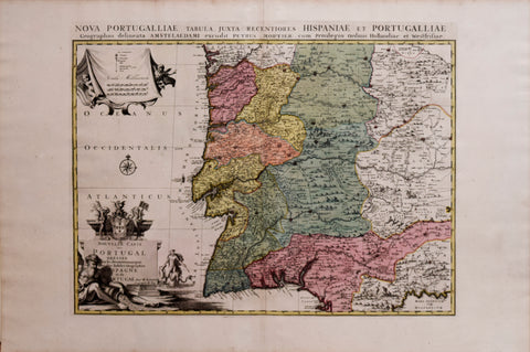 M. Sanson, Nouvelle Carte Portugal..D’Espagne et de Portugal