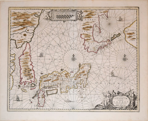 Pieter Schenk (Dutch, 1645-1715) and Gerard Valk (Dutch, ca. 1650-1726), Nova et Accurata Iaponiae Terra Esonis