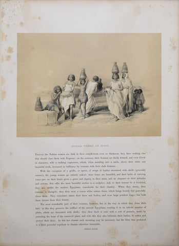 David Roberts (1796-1864), Nubian Women at Korti