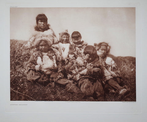 Edward S. Curtis (1868-1953), Nunivak Children Pl 688