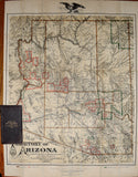 Emil A. Eckhoff and Paul Riecker, Map of the Territory of Arizona