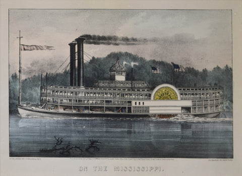 Nathaniel Currier (1813–1888) and James Merritt Ives (1824–1895), On the Mississippi