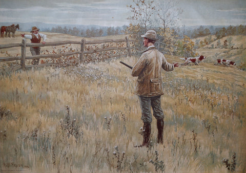 Arthur Burdett Frost (American, 1851-1928), English Snipe Shooting 