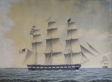 Jacob Petersen (Danish, 1774-1854), Oronoco of Boston Capt. Robert Rogers