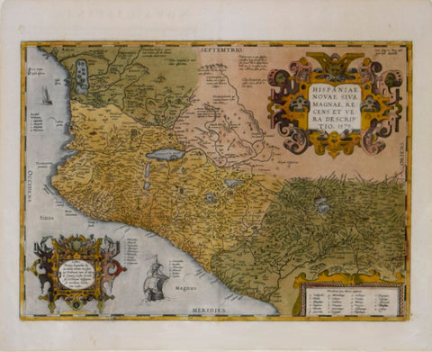 Abraham Ortelius (Flemish, 1527-1598), Hispaniae Novae Sivae Magnae Recens Et Vera Descriptio 1579
