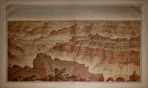 William Henry Holmes/ United States Geological Survey, Panorama From Point Sublime, Looking South
