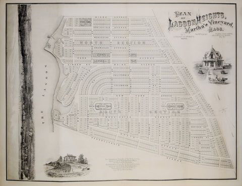 J. H. Bufford’s Lith., Plan of Lagoon Heights Martha’s Vineyard, Mass.