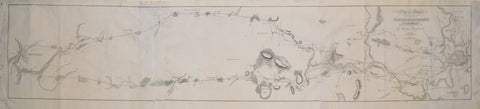 James Hayward (1786-1866), Plan of a Survey for the Proposed Boston and Providence Rail-Way