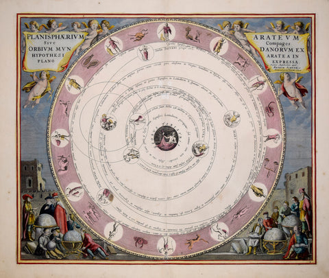 Andreas Cellarius (1596-1665), Planispaerium Arateum Sive Compages Orbium Mundanorum Ex Hypothesi Aratea In Plano Expressa