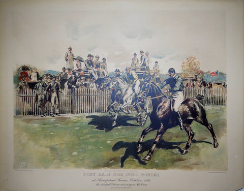 W. S. Vanderbilt Allen, Pony Race for Polo Ponies