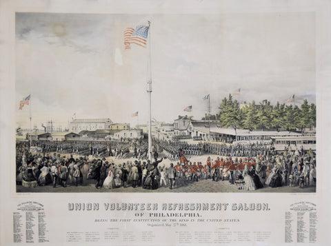 James Fuller Queen (1820 or 21-1886), Union Volunteer Refreshment Saloon of Philadelphia
