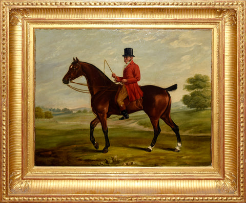 Unknown Artist, Redcoat on Horse