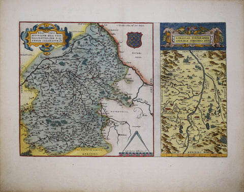 Abraham Ortelius (Flemish, 1527-1598), Biturigum & Limaniae