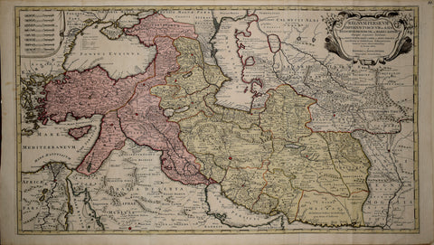 Renier & Joshua Ottens,  Regnum Persicum Imperium Turcicum in Asia