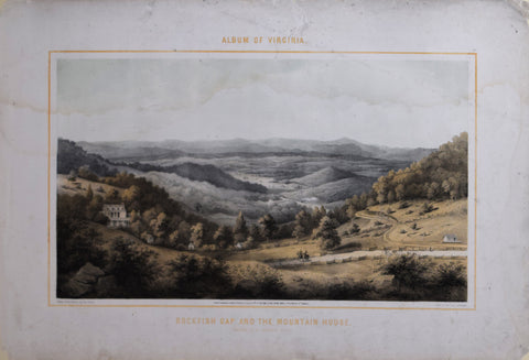 Edward Beyer (1820-1865), Rockfish Gap and the Mountain House
