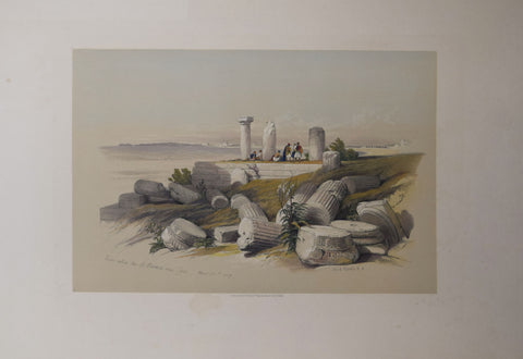David Roberts (1796-1864), Ruins called Om El Hamed near Tyre