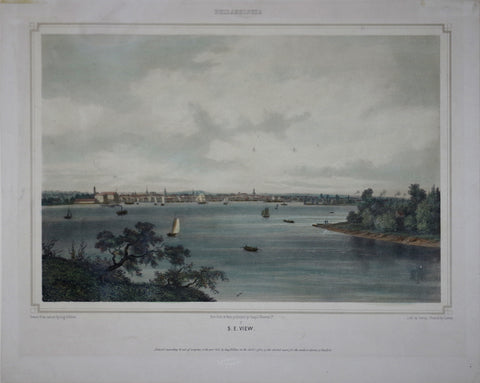 Augustus Kollner (1813-1906), After, Philadelphia, S.E. View
