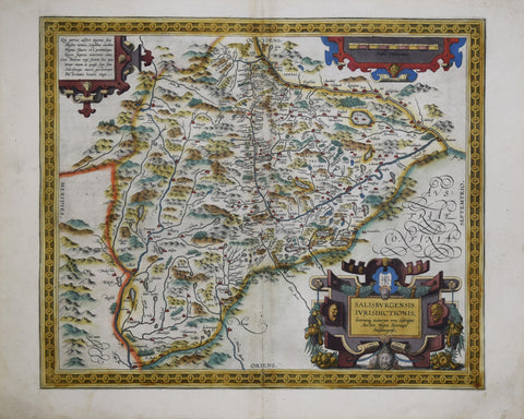 ﻿Abraham Ortelius (Flemish, 1527-1598), Salisburgensis Jurisdictionis...