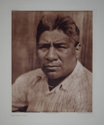 Edward S. Curtis (1868-1953), Sam Ewing–Yurok Pl 437