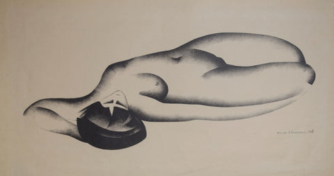 William Samuel Schwartz (1896-1977),  Lithograph No. 1, Nude Lying Down