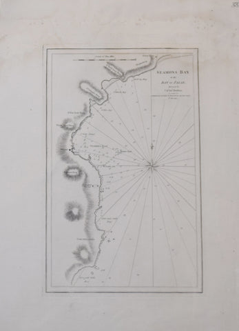 Captain Joseph Huddart (1741-1816), Seamons Bay in the Bay of False  [South Africa]