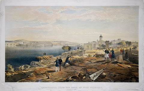 William Simpson (1823-1899), Illustrator, Sebastopol from the Rear of Fort Nicholas