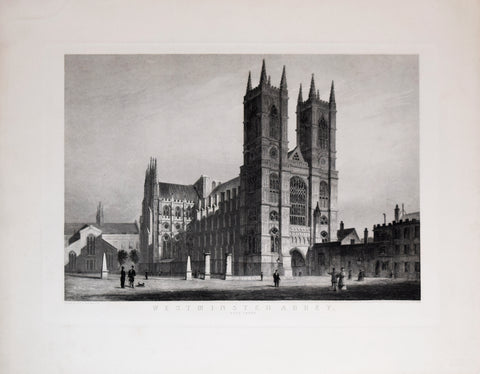Thomas H. Shepherd (1792-1864), after, Westminster Abbey. West Front