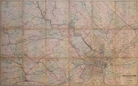J.L. Smith, Smith’s New World Map of Philadelphia & vicinity