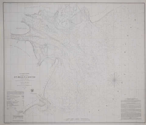 United States Coast Survey: A.D. Bache Superintendent, St. Helena Sound, South Carolina