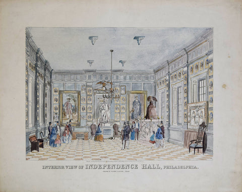 Stayman & Brother, Interior View of Independence Hall, Philadelphia