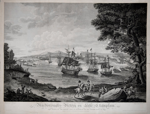 Benjamin Tanner (1775-1848), after Hugh Reinagle (1775-1848), Macdonough’s Victory on Lake Champlain...