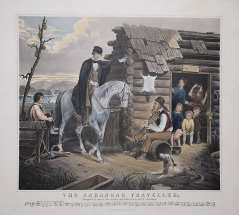 John H. Bufford (1810-1870), The Arkansas Traveller
