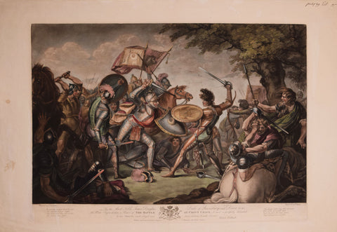 John Graham (1754-1817) after, The Battle at Chevy Chace (To the Most Noble, James Douglas, Duke of Queensbury and Dover…)