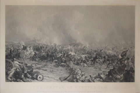Peter F. Rothermel (1817-1895), after, The Battle of Gettysburg