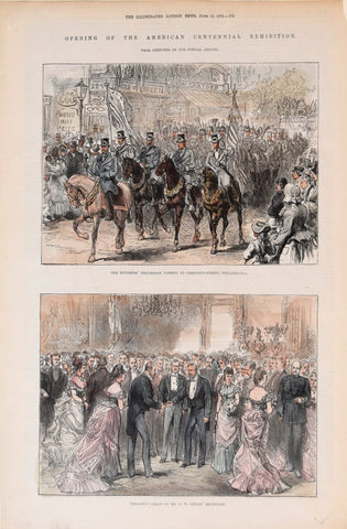 The Illustrated London News, Opening of the American Centennial Exhibition