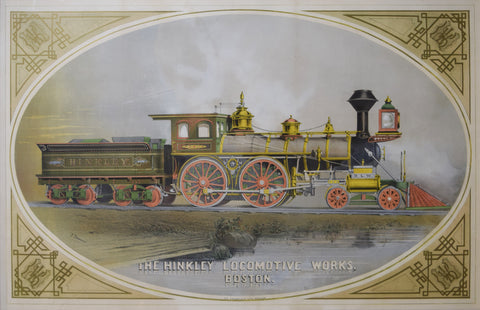 Dominick I Drummond (ca. 1830-1899), The Hinkley Locomotive Works. Boston.