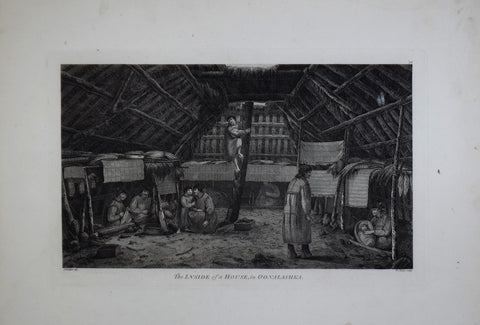 Captain James Cook (1728-1729) and John Webber (1751-1793), The Inside of a house in Oonalashka
