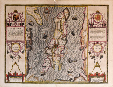John Speed (1552-1629), The Isle of Man...
