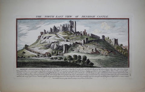 Samuel Buck (1696-1779) and Nathaniel Buck (fl. 1724-1759), The North East View of Denbigh Castle