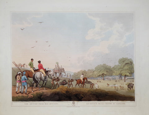 Thomas Williamson (1758-1817) and Samuel Howitt (1765-1822), The Return from Hog Hunting