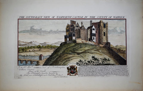 Samuel Buck (1696-1779) and Nathaniel Buck (fl. 1724-1759), The South-East view of Tamworth-Castle