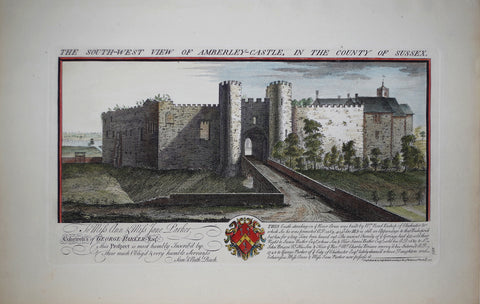 Samuel Buck (1696-1779) and Nathaniel Buck (fl. 1724-1759), The South-West View of Amberley-Castle