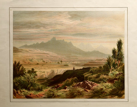 John Gully (1819-1888), The Valley of the Awatere with the Inland Kaikouras