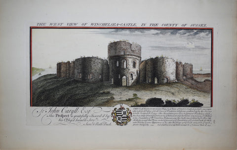 Samuel Buck (1696-1779) and Nathaniel Buck (fl. 1724-1759), The West View of Winchelsea-Castle