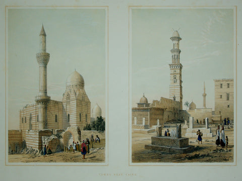 David Roberts (1796-1864), Tombs Near Cairo