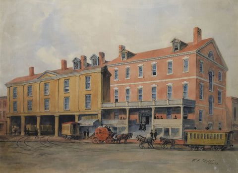 Frank H. Taylor (1846-1927), [Trolley Terminal, Philadelphia]