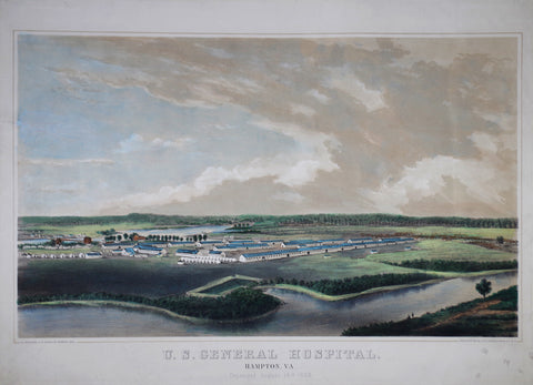 Endicott & Co. U. S. General Hospital. Hampton , VA. Organized August 14th 1863